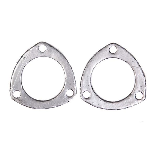 Remflex Exhaust Gaskets Remflex Exhaust Gaskets REM8001 2.5 in. Dia. Collector Gasket 3 Bolt Graphite - Set of 2 REM8001 - main